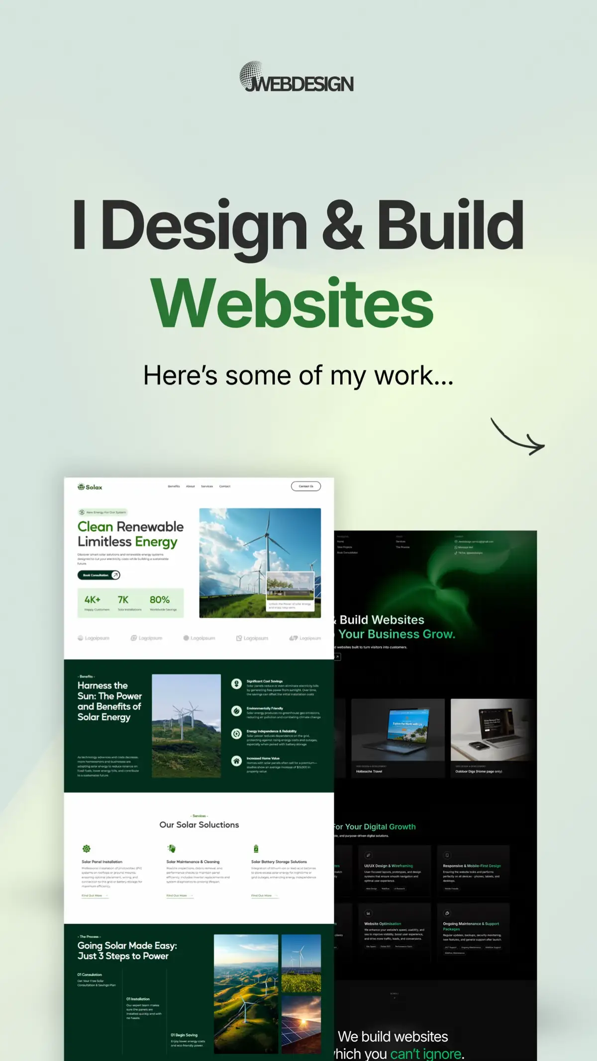 Showcase board green
